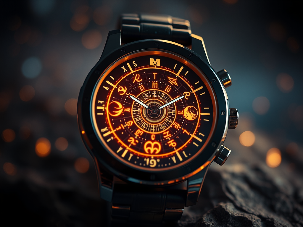 Astro watch showcasing the astrology watch 