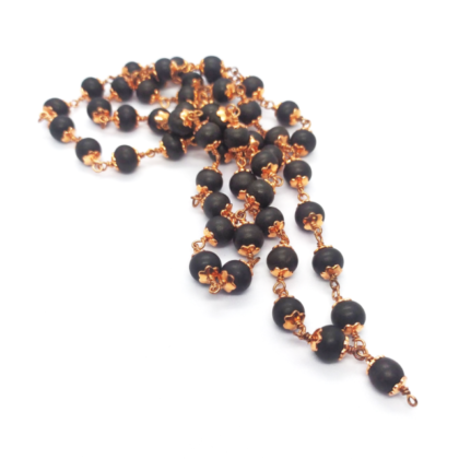 Copper Karungali Malai with Cup (8MM)