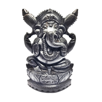 Lord Ganesha Original Karungali Ganesh Murti Statue (4 Inches)